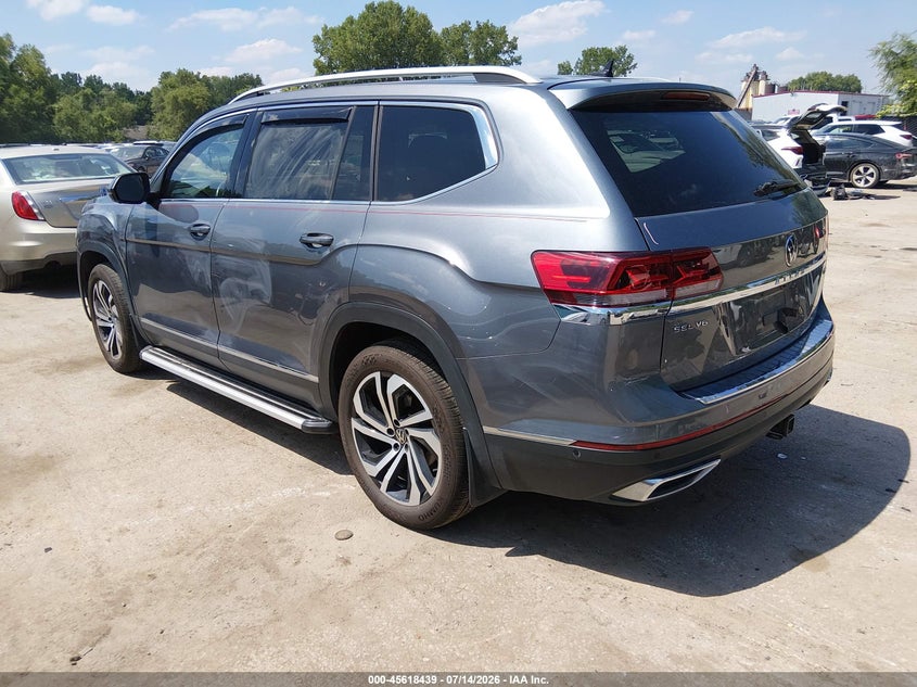2021 Volkswagen Atlas 3.6L V6 Sel Premium VIN: 1V2TR2CAXMC514346 Lot: 45618439