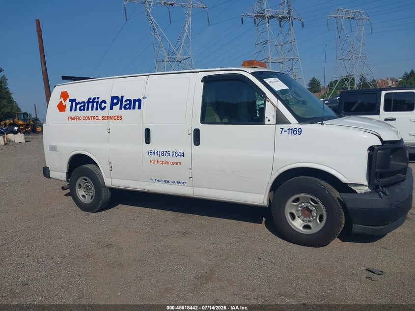 2017 Chevrolet Express 2500 Work Van VIN: 1GCWGAFF4H1133194 Lot: 45618442