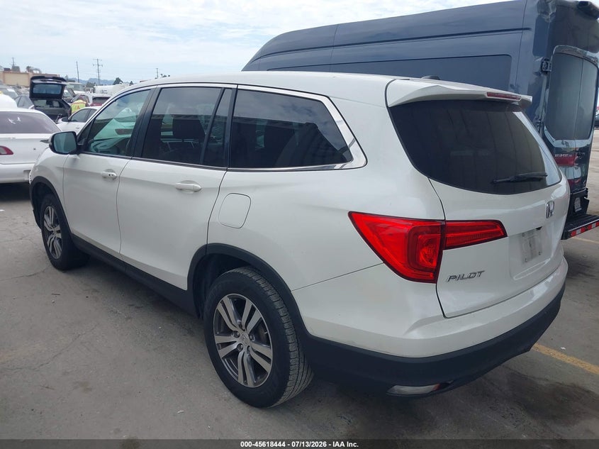 Vin: 5fnyf5h76hb009864, lot: 46116894, honda pilot ex-l 20173