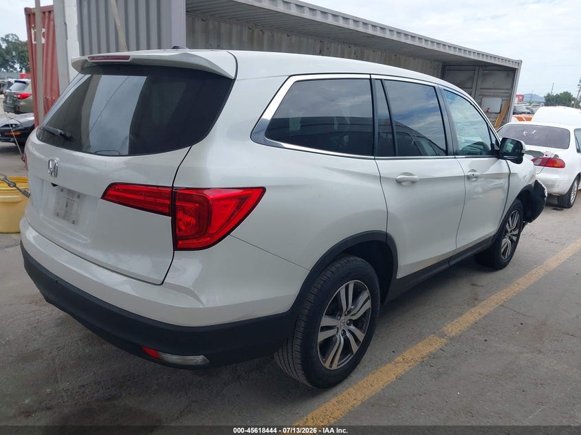 Vin: 5fnyf5h76hb009864, lot: 46116894, honda pilot ex-l 20174