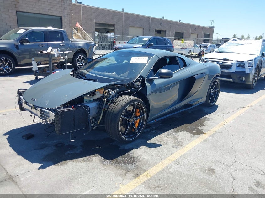 Vin: sbm11saa4gw675997, lot: 46116984, mclaren 675lt spider 20162