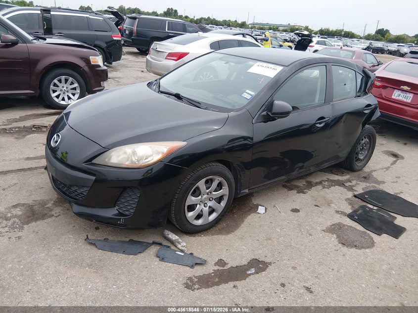Vin: jm1bl1uf1c1552187, lot: 46116995, mazda mazda3 i sport 20122