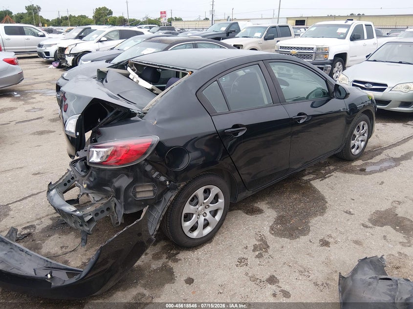 Vin: jm1bl1uf1c1552187, lot: 46116995, mazda mazda3 i sport 20124