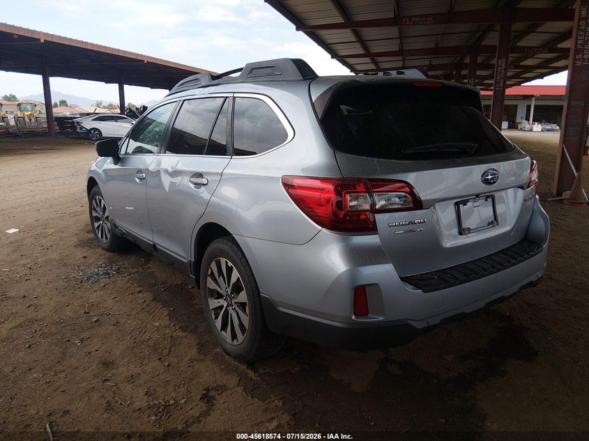 Vin: 4s4bsanc2f3255019, lot: 46117024, subaru outback 2.5i limited 20153