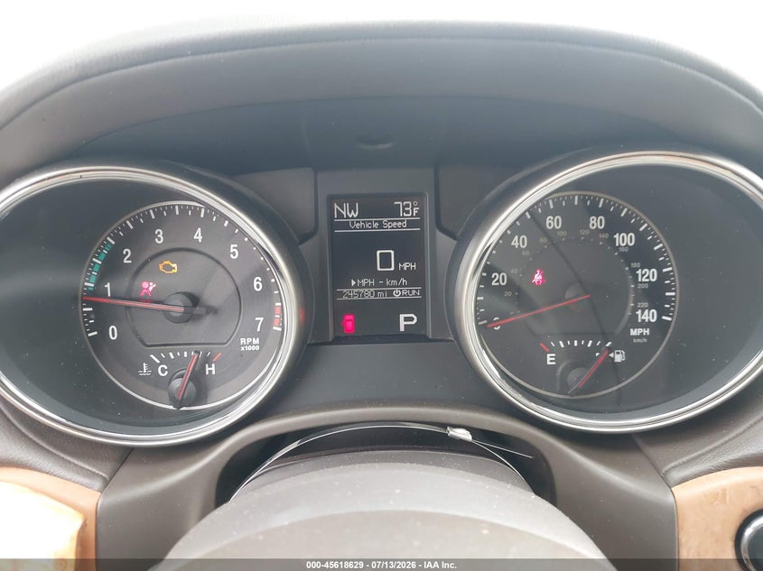 2011 Jeep Grand Cherokee Overland VIN: 1J4RR6GG5BC643264 Lot: 45618629