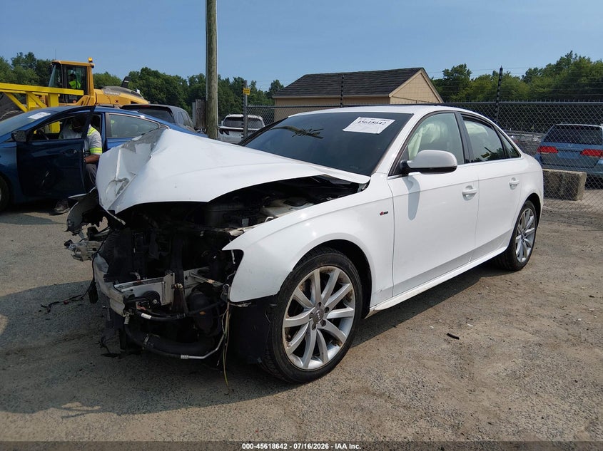 Vin: waubfafl0en043811, lot: 46117092, audi a4 2.0t premium 20142