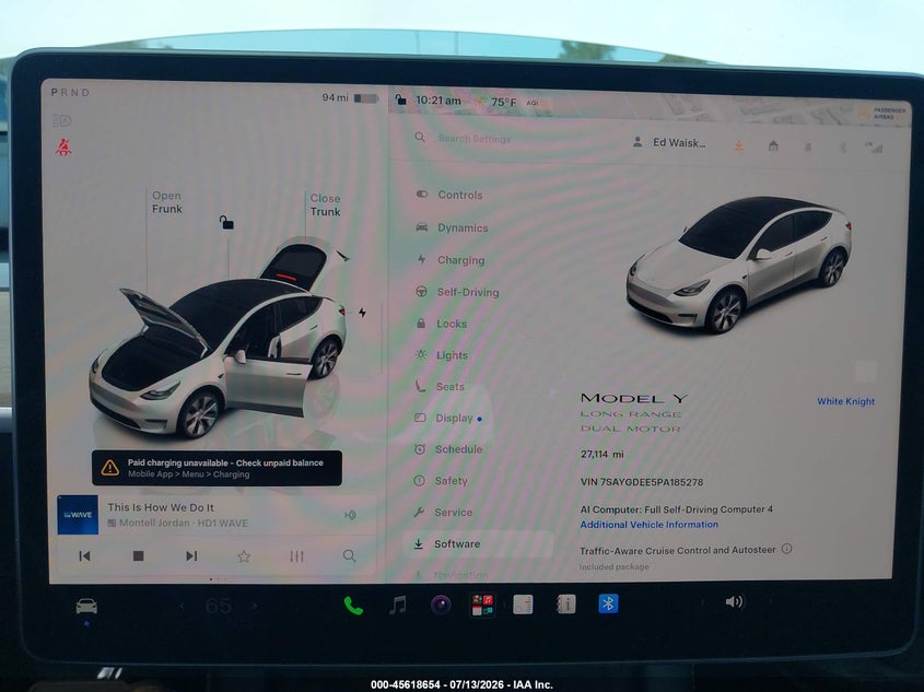 2023 TESLA MODEL Y auction photo 7