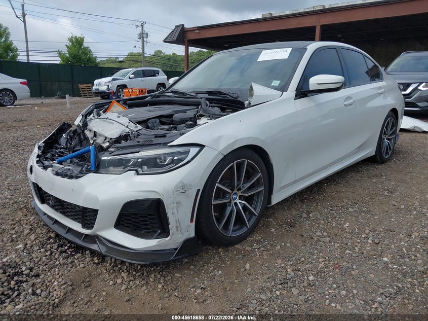 Vin: 3mw5u7j06l8b26954, lot: 46117108, bmw m340i 20202