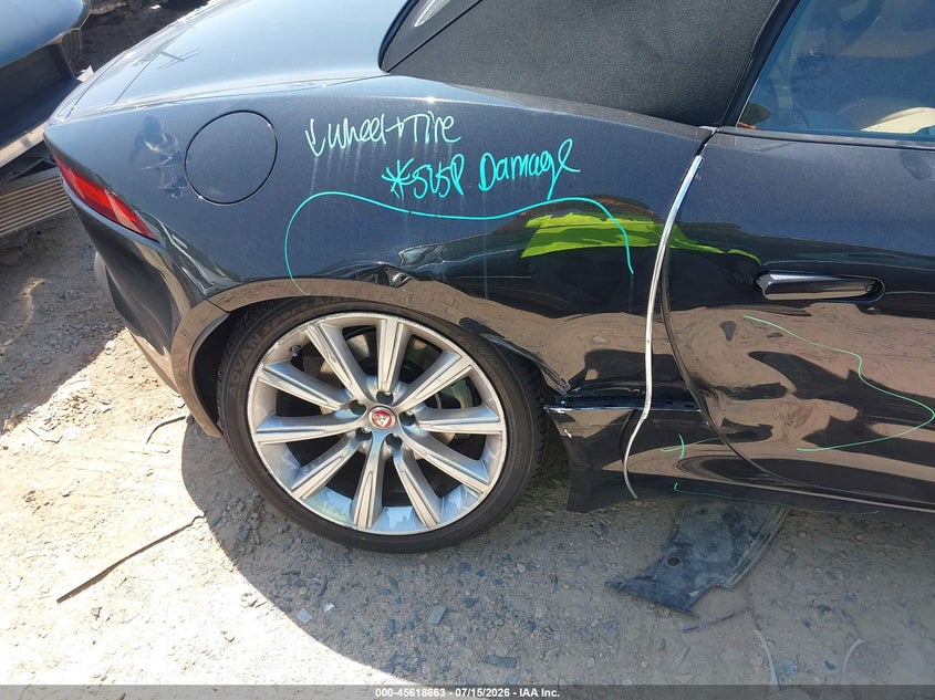 2016 Jaguar F-Type VIN: SAJWA6ET0G8K29899 Lot: 45618663