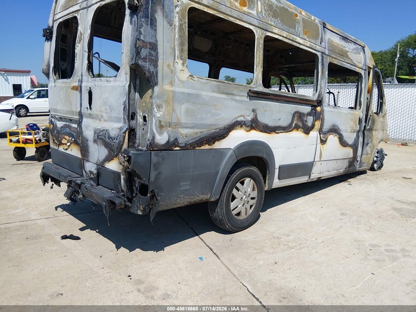 Vin: 3c6urvug7he524848, lot: 46117115, ram promaster 3500 window van high roof 159 wb ext 20174