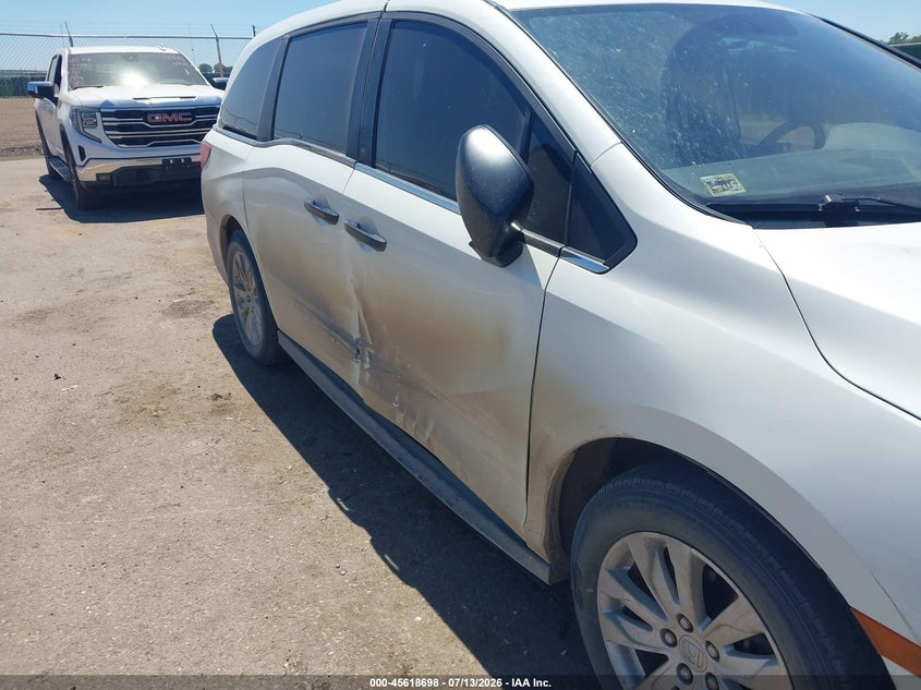 2019 Honda Odyssey Lx VIN: 5FNRL6H26KB087690 Lot: 45618698