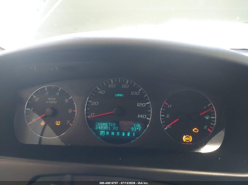 2007 Chevrolet Impala 3.9L Lt VIN: 2G1WC58R479365159 Lot: 45618707