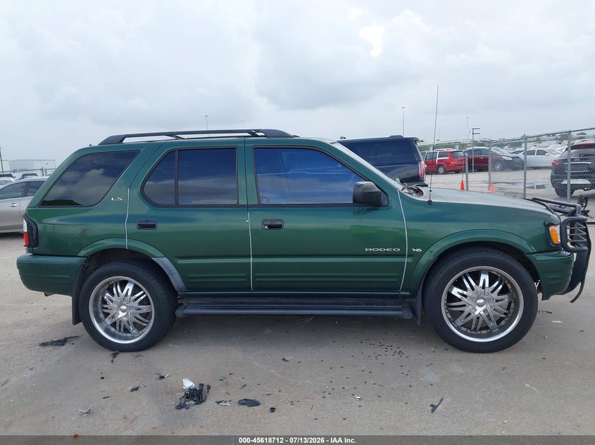 2001 Isuzu Rodeo Ls 3.2L V6/Lse 3.2L V6/S 3.2L V6 VIN: 4S2CK58W714346249 Lot: 45618712