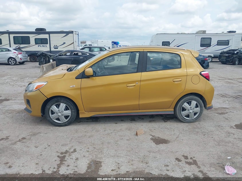 2022 Mitsubishi Mirage Es/Le VIN: ML32AUHJ7NH007906 Lot: 45618719