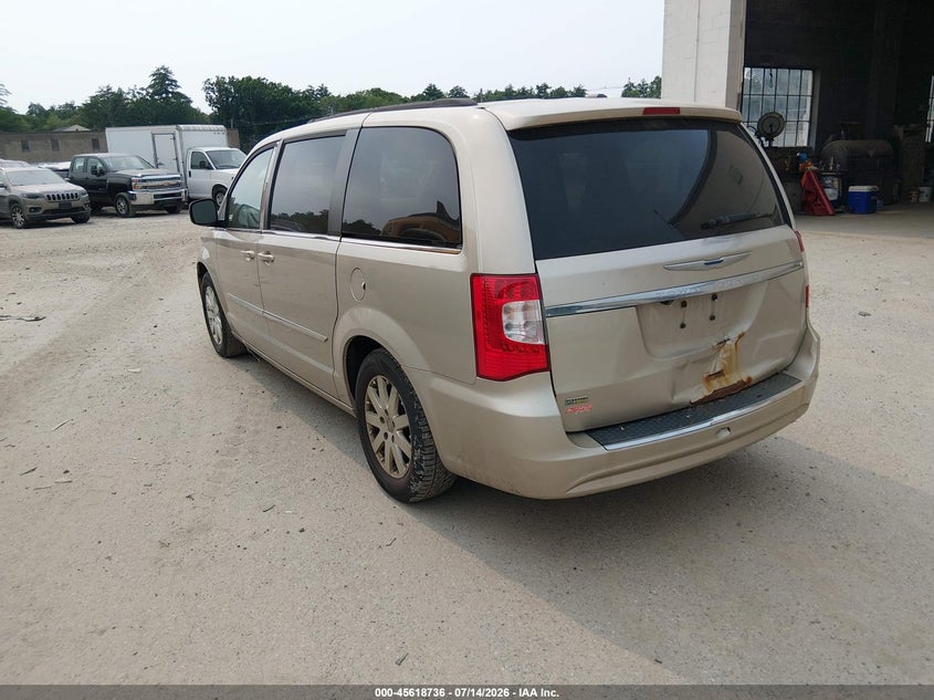 Vin: 2c4rc1bg8fr717954, lot: 46117186, chrysler town & country touring 20153