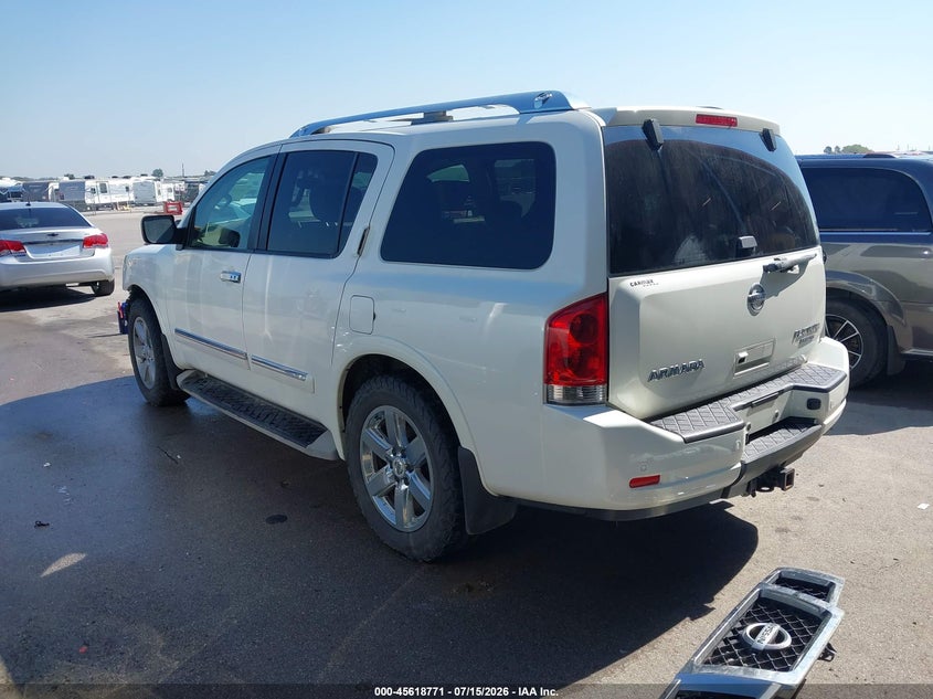 Vin: 5n1ba0ndxen613153, lot: 46117221, nissan armada platinum 20143