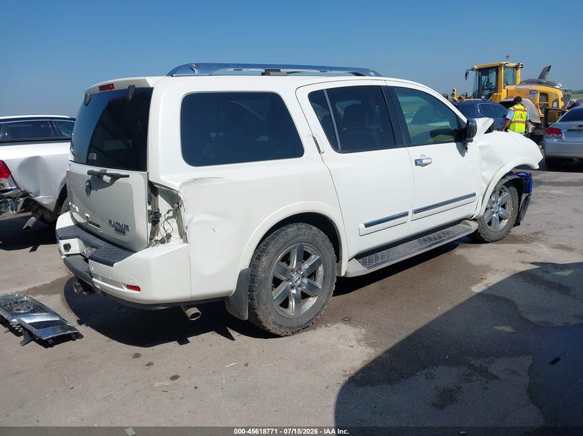 Vin: 5n1ba0ndxen613153, lot: 46117221, nissan armada platinum 20144