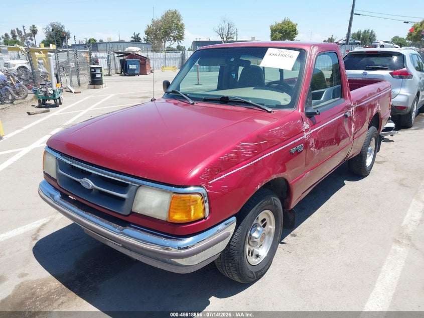 1997 Ford Ranger, Левый бок, IAAI, VIN 1FTCR10A7VPB58478 — фото 2