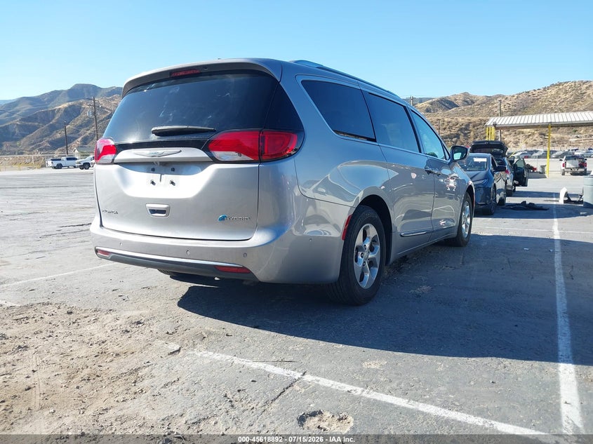 Vin: 2c4rc1n71jr230132, lot: 46117342, chrysler pacifica hybrid limited 20184