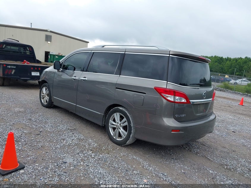 2014 Nissan Quest Sl VIN: JN8AE2KP3E9105750 Lot: 45618915