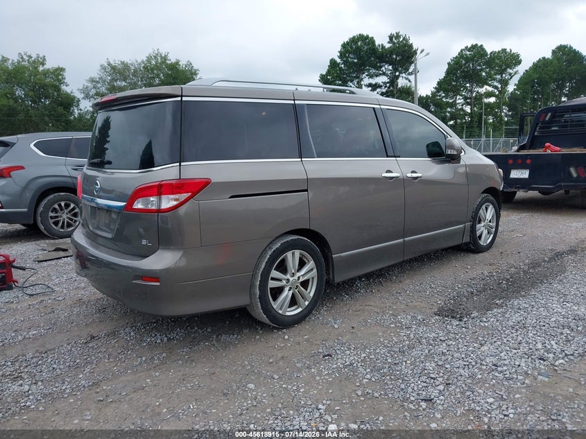 2014 Nissan Quest Sl VIN: JN8AE2KP3E9105750 Lot: 45618915