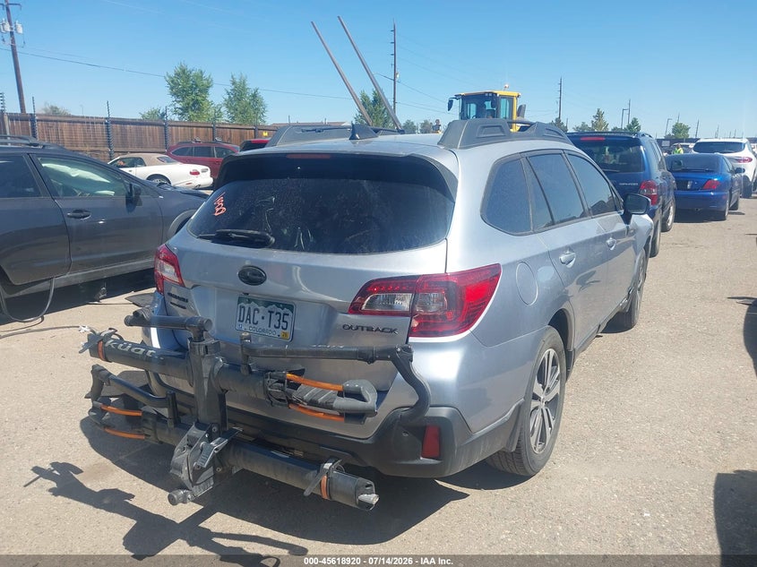 Vin: 4s4bsanc7j3238192, lot: 46117370, subaru outback 2.5i limited 20184