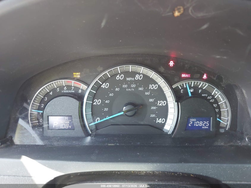 2012 TOYOTA CAMRY VIN 4T1BF1FK8CU617449 nuotrauka 7