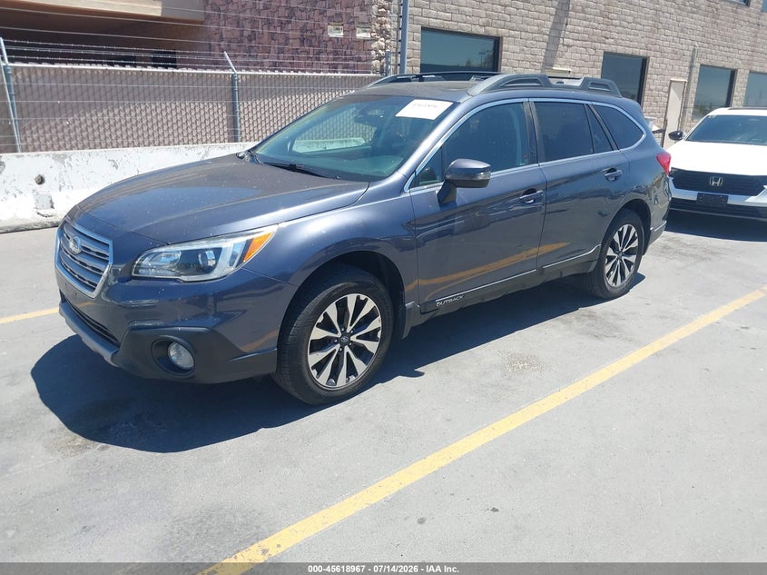 Vin: 4s4bsanc8h3325206, lot: 46117417, subaru outback 2.5i limited 20172