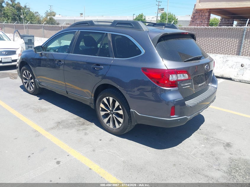Vin: 4s4bsanc8h3325206, lot: 46117417, subaru outback 2.5i limited 20173