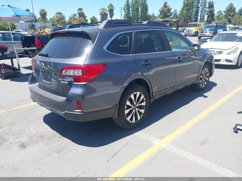 Vin: 4s4bsanc8h3325206, lot: 46117417, subaru outback 2.5i limited 20174