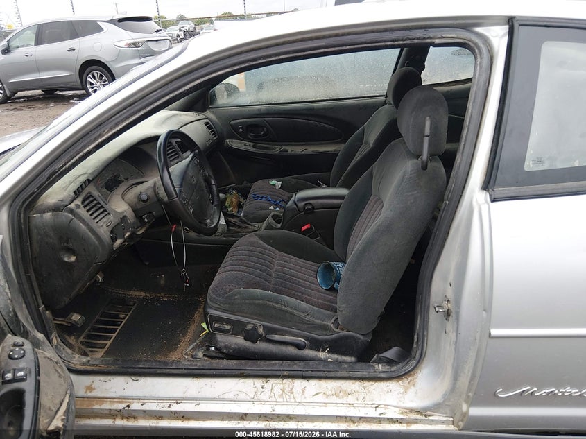 2000 Chevrolet Monte Carlo Ss VIN: 2G1WX12K8Y9174032 Lot: 45618982