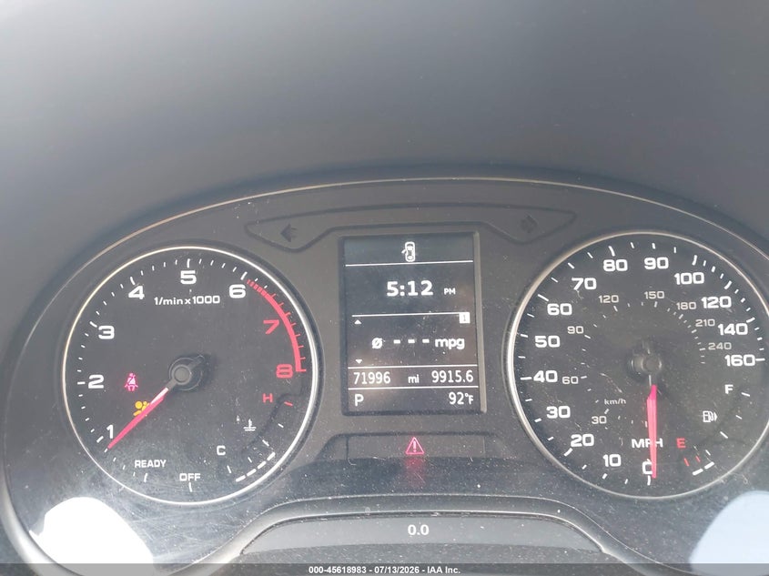 2016 Audi A3 1.8T Premium VIN: WAUA7GFF7G1040906 Lot: 45618983