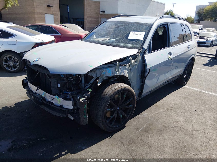 Vin: 5ux33em05r9s86530, lot: 46117442, bmw x7 m60i 20242