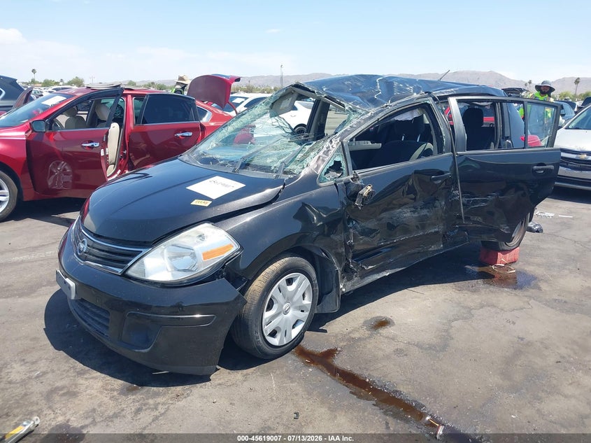 Vin: 3n1bc1cp5bl385207, lot: 46117457, nissan versa 1.8s 20112