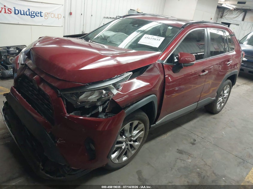 2021 Toyota Rav4 Limited, Front End, IAAI, VIN JTMY1RFV7MD070584 — photo 2