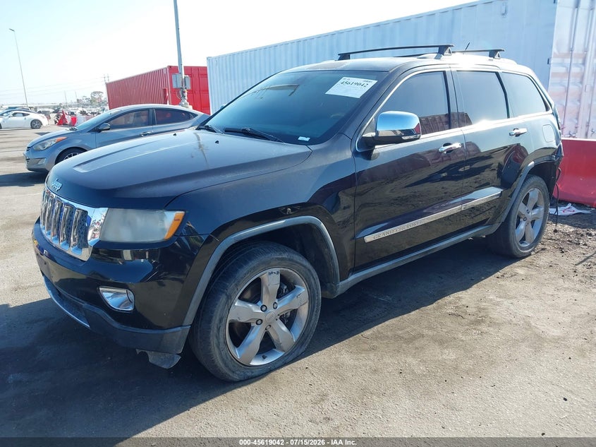 Vin: 1j4rr6gt2bc635765, lot: 46117491, jeep grand cherokee overland 20112