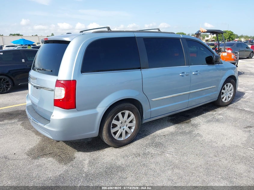 Vin: 2c4rc1bg0dr540331, lot: 46117520, chrysler town & country touring 20134