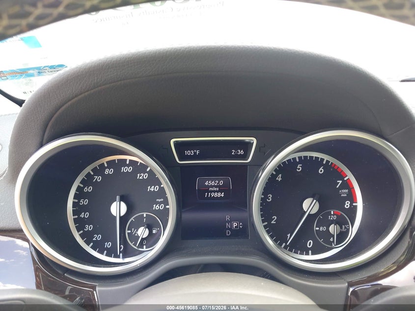 2015 Mercedes-Benz Gl 450 4Matic VIN: 4JGDF6EE3FA442373 Lot: 45619085