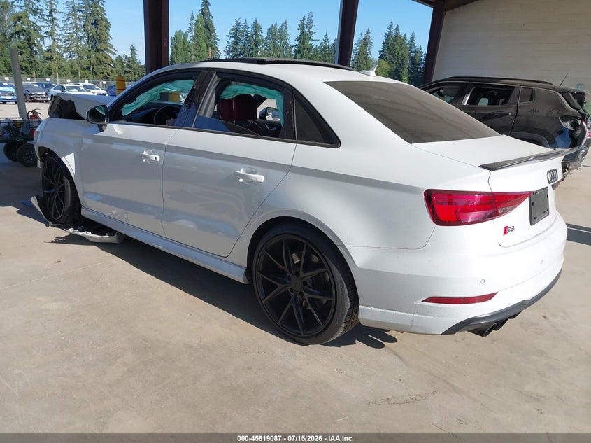 Vin: waub1gff8j1045979, lot: 46117537, audi s3 2.0t premium plus/2.0t tech premium plus 20183
