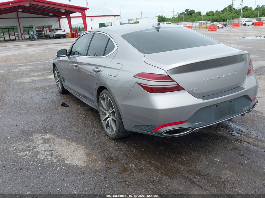 2024 Genesis G70 2.5T Rwd VIN: KMTG34SCXRU142609 Lot: 45619097