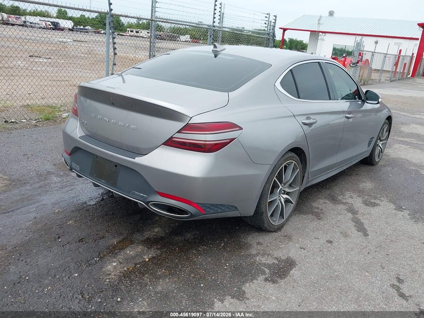 2024 Genesis G70 2.5T Rwd VIN: KMTG34SCXRU142609 Lot: 45619097