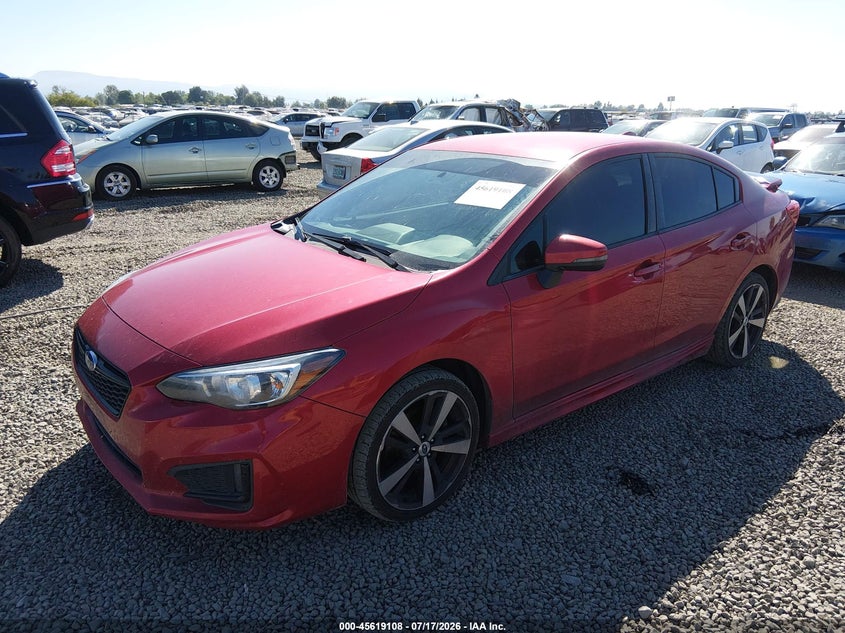 Vin: 4s3gkak66h1625217, lot: 46117558, subaru impreza 2.0i sport 20172