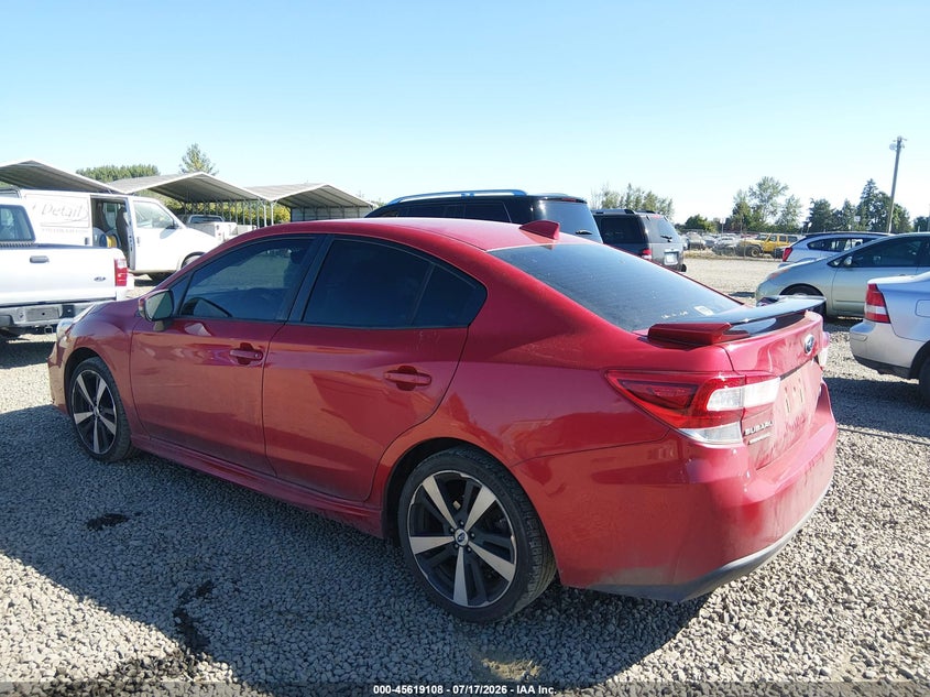 Vin: 4s3gkak66h1625217, lot: 46117558, subaru impreza 2.0i sport 20173