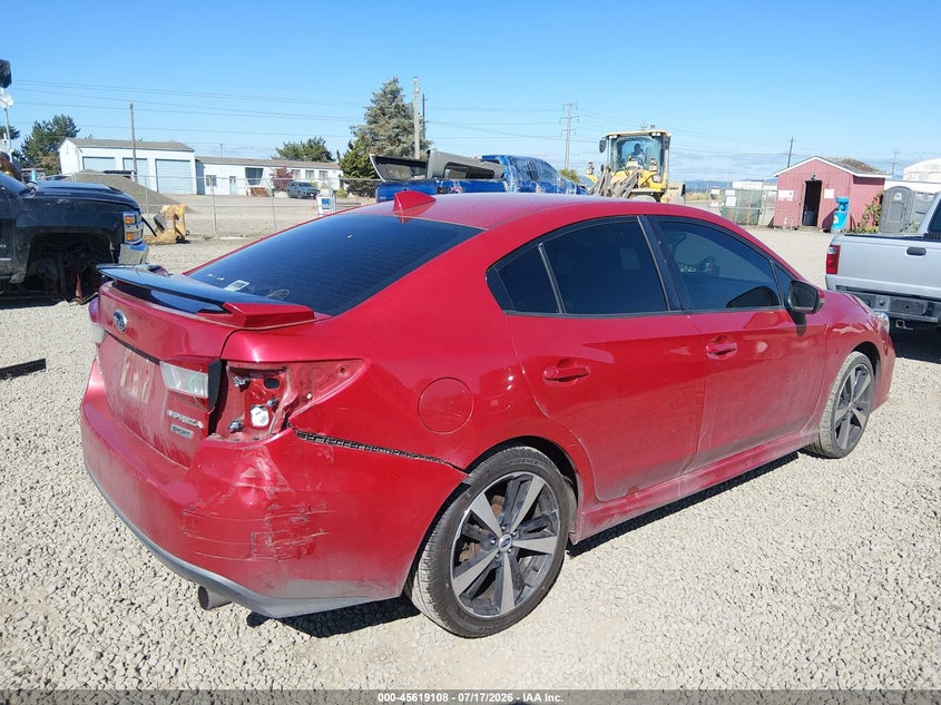 Vin: 4s3gkak66h1625217, lot: 46117558, subaru impreza 2.0i sport 20174