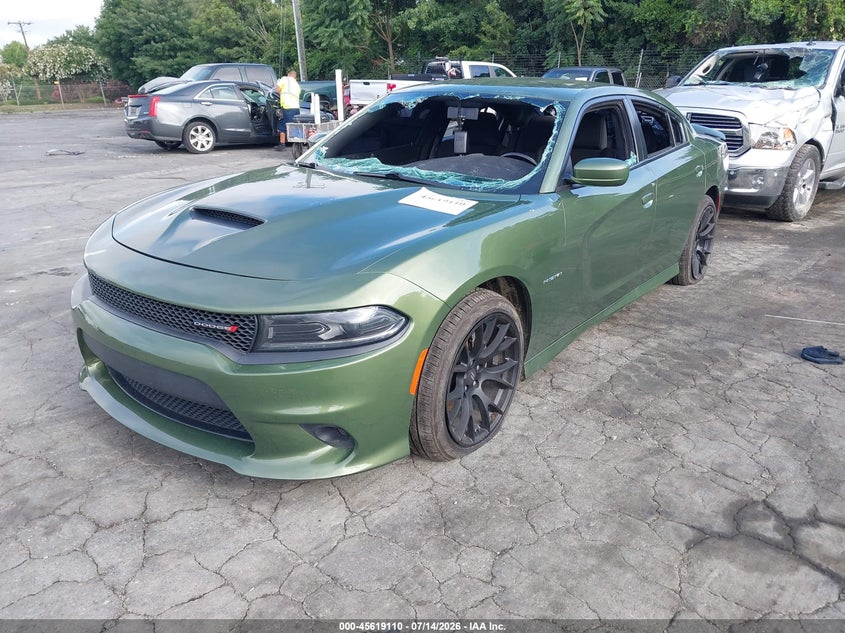 2022 Dodge Charger, Вандализм, IAAI, VIN 2C3CDXCT9NH165987 — фото 2