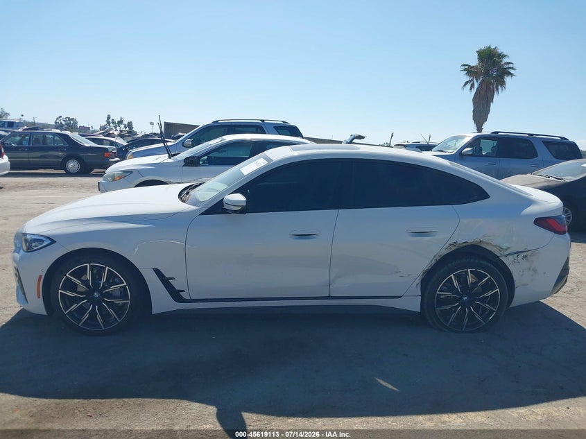 2024 BMW I4 Gran Coupe Edrive35 VIN: WBY43AW03RFS87705 Lot: 45619113