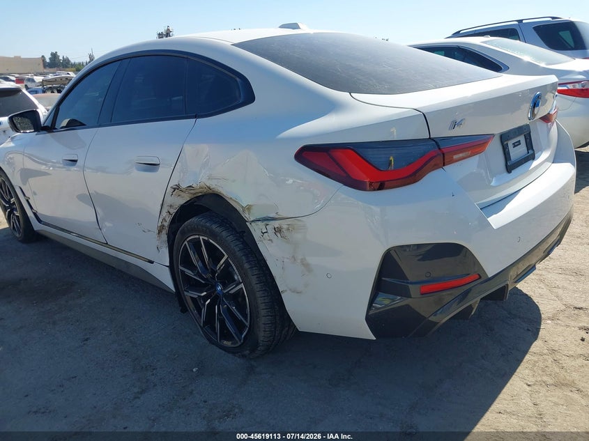 2024 BMW I4 Gran Coupe Edrive35 VIN: WBY43AW03RFS87705 Lot: 45619113