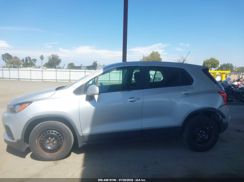 2018 Chevrolet Trax Ls VIN: 3GNCJKSB2JL199553 Lot: 45619190
