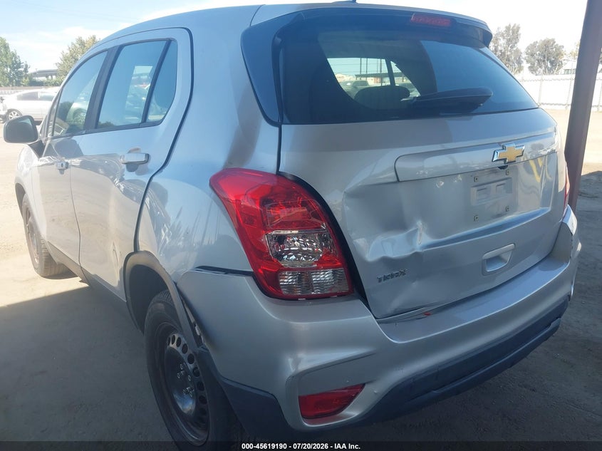 2018 Chevrolet Trax Ls VIN: 3GNCJKSB2JL199553 Lot: 45619190