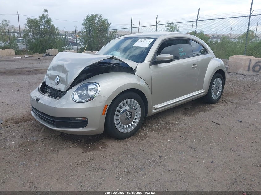 2014 Volkswagen Beetle 1.8T VIN: 3VWJ07ATXEM664992 Lot: 45619222